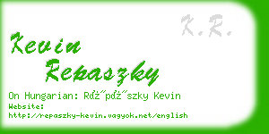 kevin repaszky business card